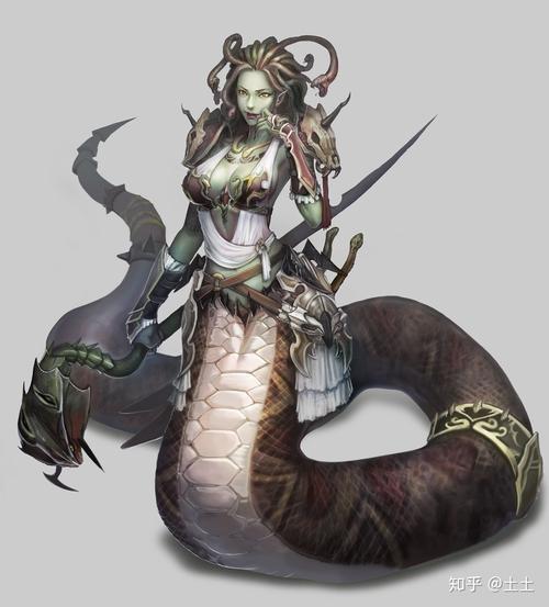 美杜莎纹身蛇发女妖的杀戮神话