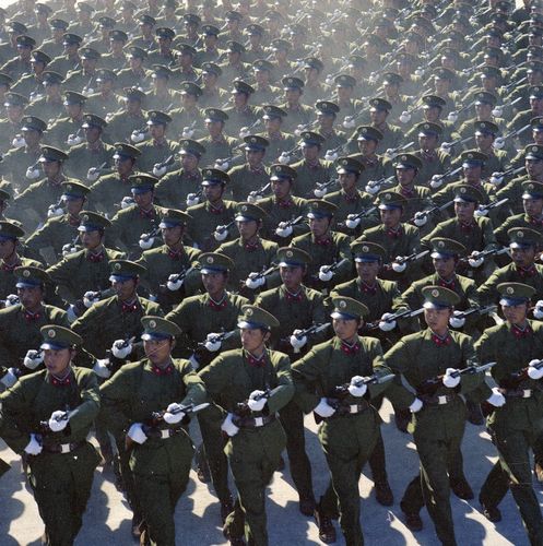 海量高清组图:超珍贵老照片再现1984年中国三军大阅兵
