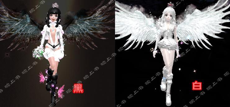 翅膀的图片touch现在有四种飞行翅膀第一种是堕天使之翼(需蝶舞之翼