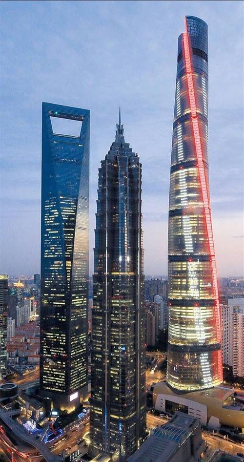 第三名:上海中心大厦(632米)-中国