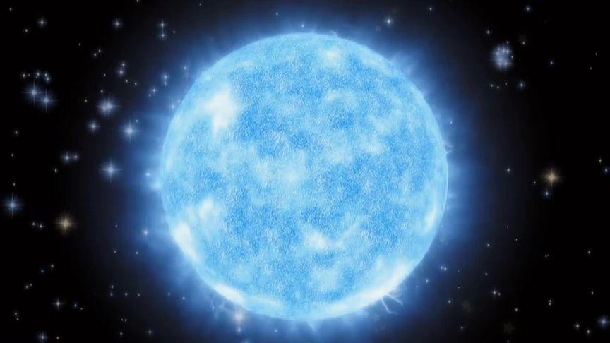 天狼星,太空中zui亮的恒星,呈蓝白色,距地球8.64光年