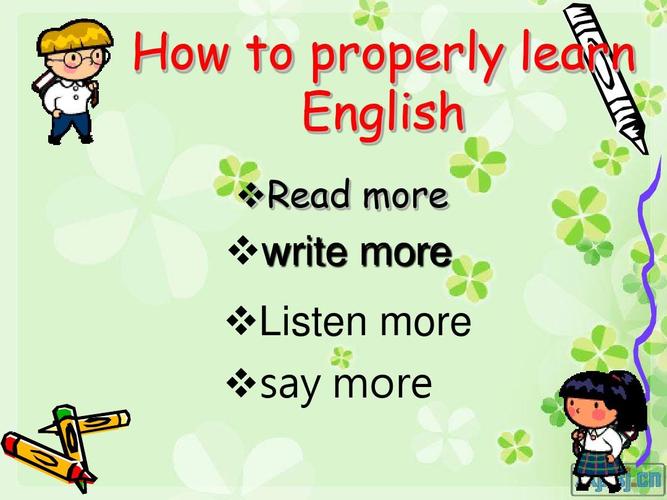 学习英语的好方法(全英文版)ppt课件