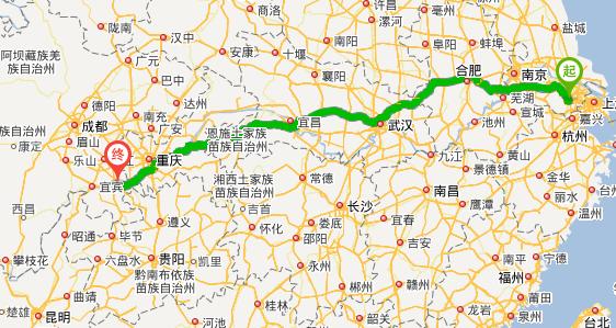 一,从地图上看,江苏省苏州市在四川省泸州市的北方,如图所示