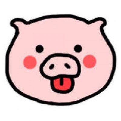 2019微信卡通猪头像呆萌_可爱呆萌微信卡通猪头像大全