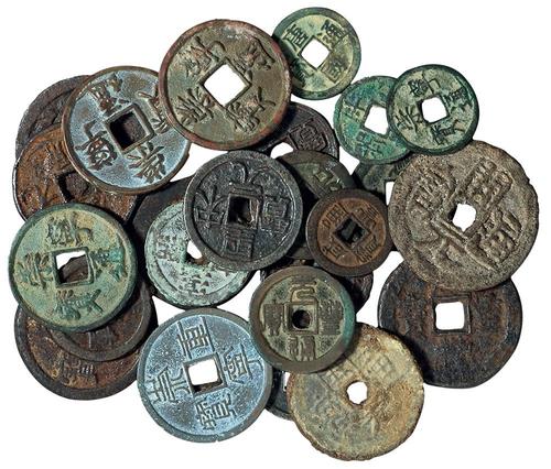 1174 历代古钱一组二十五枚