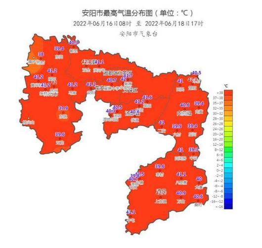 预计到6月22日安阳市仍维持高温天气