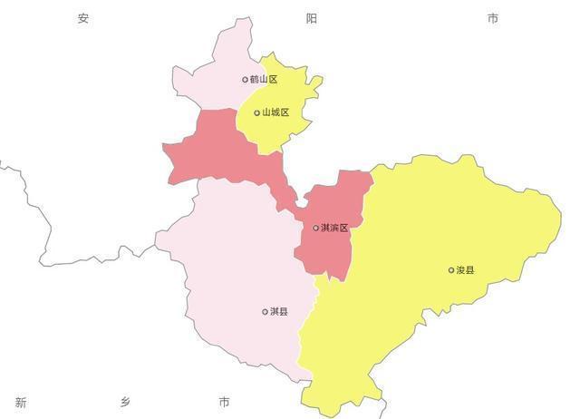河南省北部的鹤壁市所辖面积全省最小,拥有三所大学院校,给力!