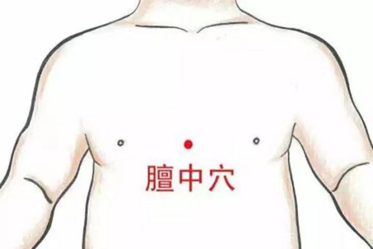膻中穴 每日一穴 膻中穴 宽胸理气护心胸【穴位定位】位于胸部,当前