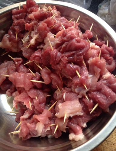 在家怎么做猪肉串