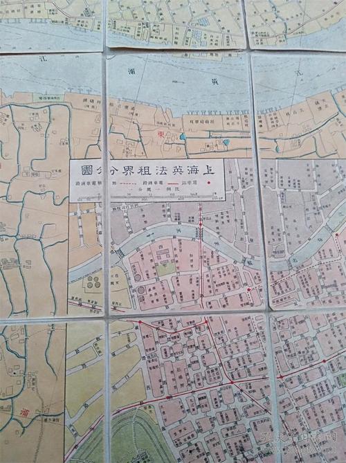 民国《上海租界地图》一张----包邮