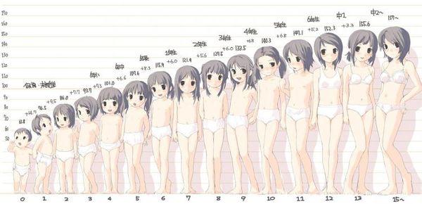 12岁的少女一般多高