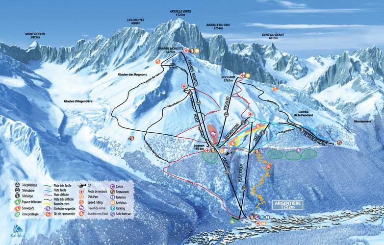 grands montets ski area - chamonix mont blanc tourist office