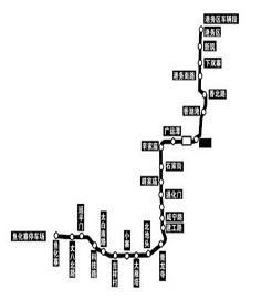 西安地铁3号线线路图