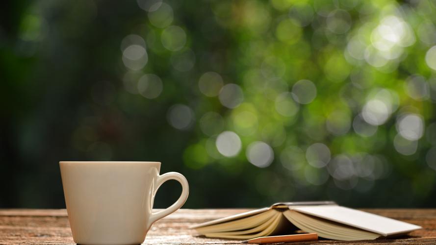 咖啡杯 浪漫 书 咖啡 杯子 早晨 设计素材 6k背景图片壁纸(小清新静态