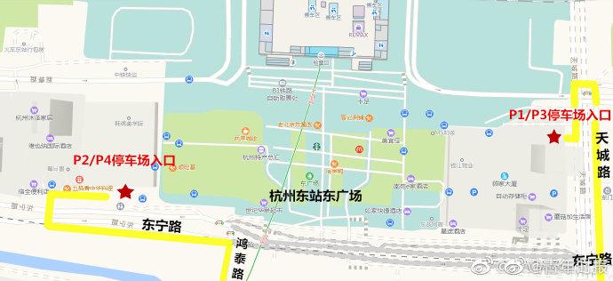 杭州东站西面王家井上匝道因过街天桥施工,将占用一车道