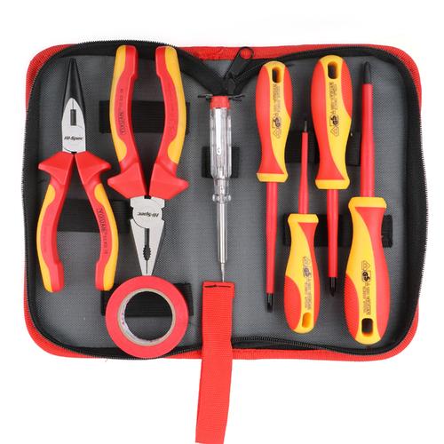 8pc vde 1000v approved insulated electrician tool set s2 ma