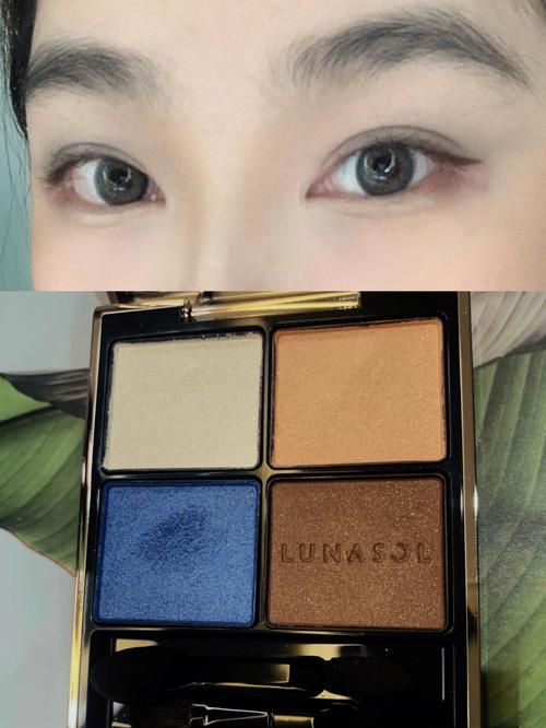 lunasol作为日系的优秀彩妆代表把蓝做成了日常色这京踩杰伦的美妙小