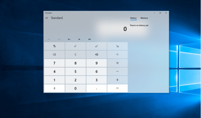 微软推出fluentdesign外观的windows10计算器闹钟和时钟更新