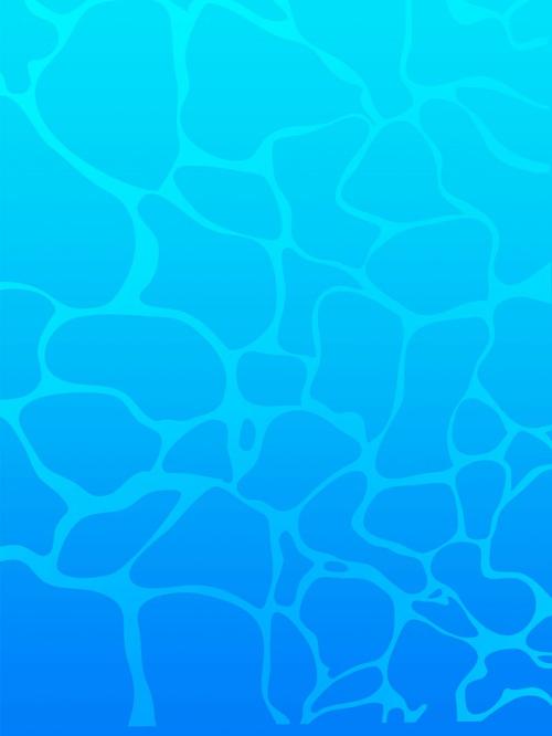 清新蓝色水波纹泳池唯美背景素材psd图片