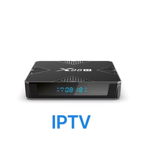 高品质iptv m3u机顶盒12个月免费测试盒安卓iptv经销商面板电视棒iptv