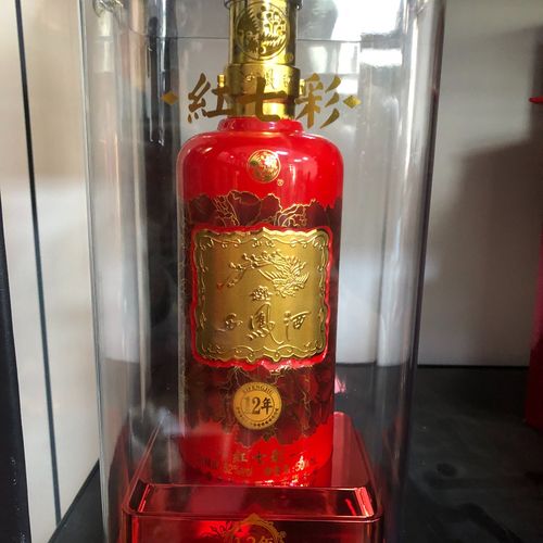 (12年)西凤酒红七彩,52度凤香500ml,1瓶