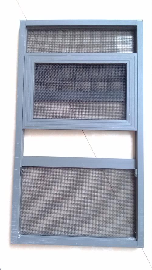 三节隐形防护金刚纱窗防盗铝合金折叠卷筒护栏纱窗