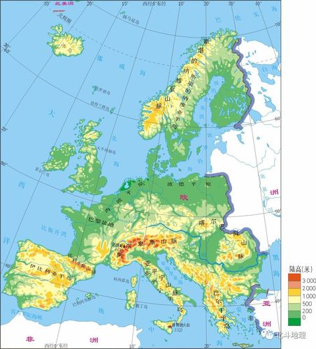 谭木地理课堂图说地理系列第二十节世界地理之欧洲西部