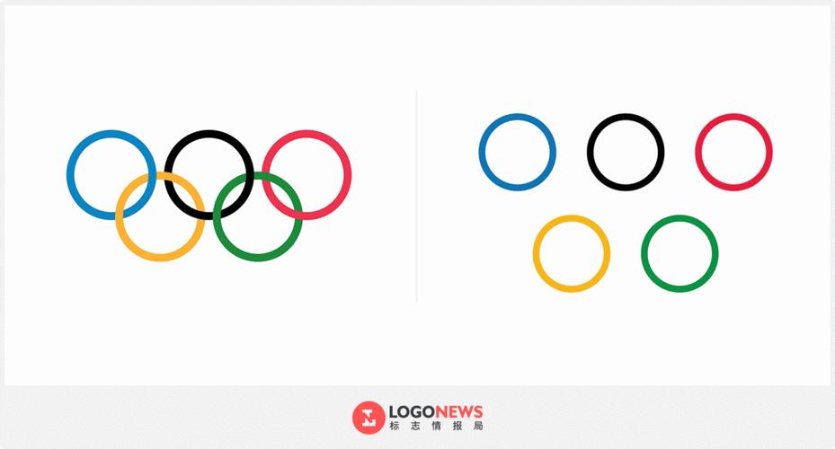 设计师将环环相扣的奥运五环「隔离」起来,互不接触,意在提醒大家特殊