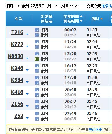 沭阳火车到徐州有多少班车
