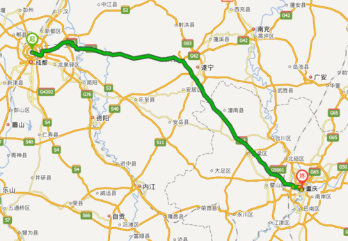 1,沪蓉高速公路,成渝环线高速公路 成都到重庆自驾怎么走?