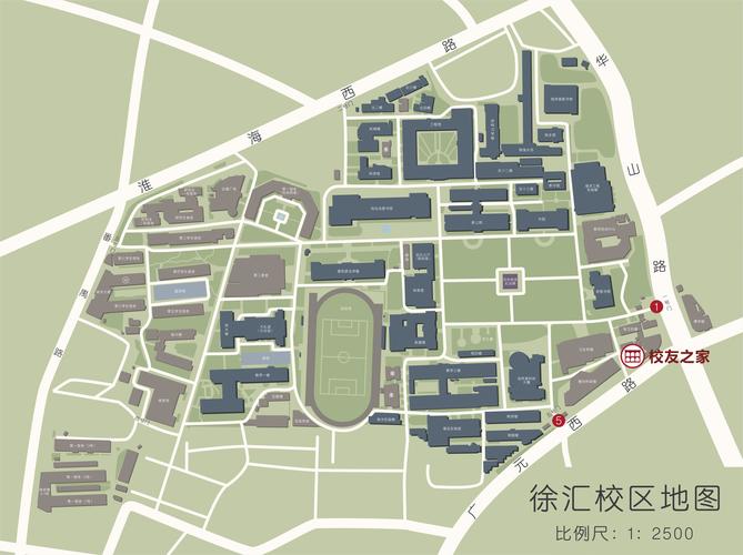 上海市上海交通大学校园地图