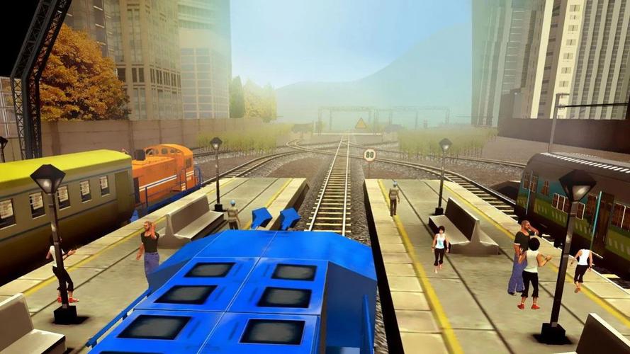 火车飙车模拟器游戏是一款疯狂竞技玩法的趣味驾驶游戏,你能成为更加