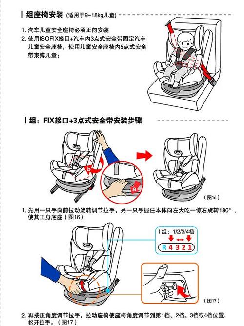 儿童安全座椅如何安装