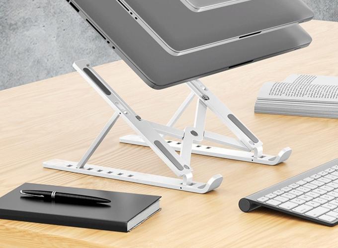xeruio笔记本电脑支架托架苹果平板桌面散热器增高折叠悬空架子联想