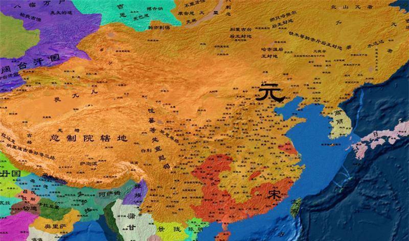 元朝时期中国的版图有多大包含了如今哪些国家和地区