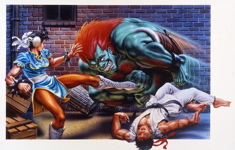 blanka is a green humanoid creature who developed