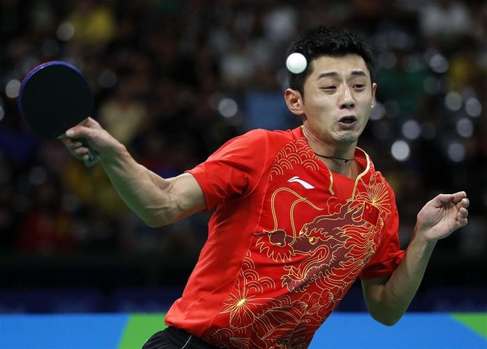 当日,在2016里约奥运会乒乓球男子单打四分之一决赛中,中国选手张继科
