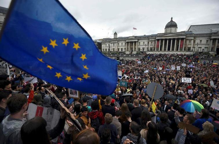 london protesters reject brexit, stand with eu[3]- chinadaily.