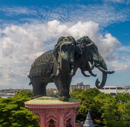 打卡曼谷网红旅游景点之三头神象博物馆