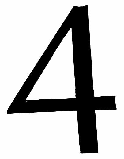 4阿拉伯数字符号