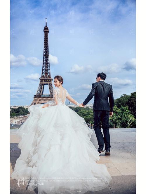 埃菲尔铁塔经典机位巴黎婚纱照巴黎旅拍