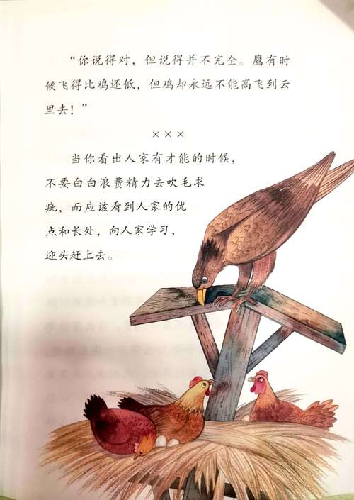 三年级七班寒假共读《鹰和鸡》今日小小朗读者——王浩宇