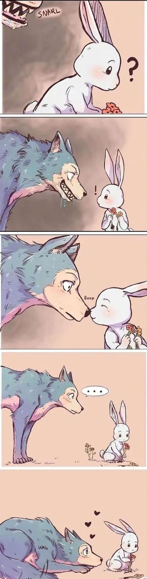 短篇漫画饿狼和兔子的爱情故事