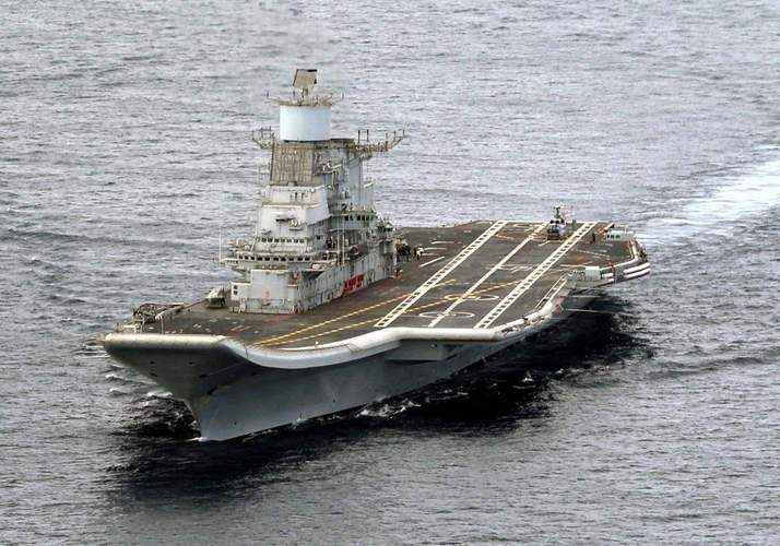 原创印度现役航空母舰维克拉玛蒂亚号航母