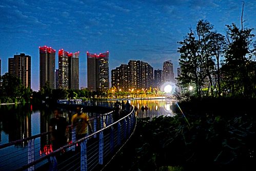 成都江滩公园图片夜景