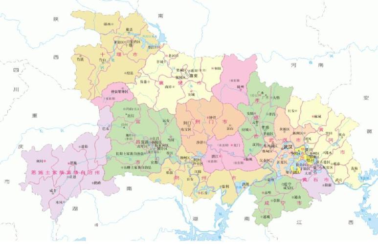 湖北省的区划调整12个地级市之一黄冈市为何有10个区县