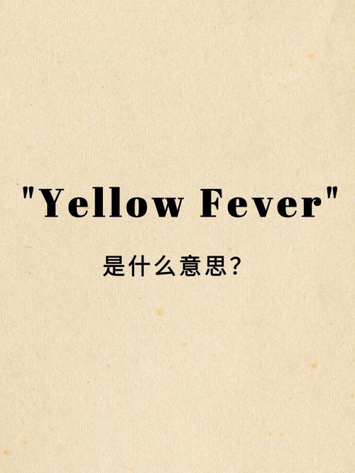 每日实用英语yellowfever是啥意思