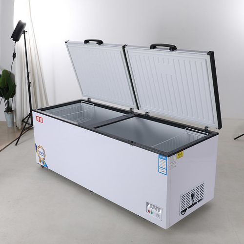 妮雪2020款商用大型冰柜冷柜卧式冰柜单温双温冷冻冷藏冷柜肉柜