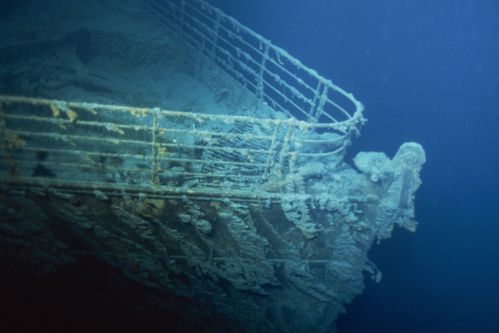 泰坦尼克号沉船1996年图像 xavier desmier/gamma-rapho