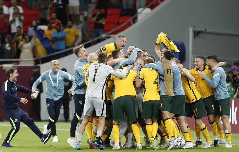 足球世界杯预选赛附加赛澳大利亚胜秘鲁晋级决赛圈